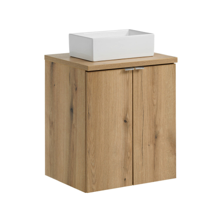 Promotii - Set mobilier 50 cm cu blat și lavoar Gaja pe blat Nova Oak COMAD SET-NOA B OAK 50CM D UN GAJA 35 SW