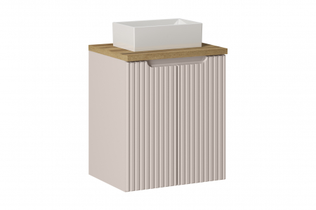 Seturi mobilier baie - Set mobilier baie 50cm cu blat și lavoar Gaja Nova Cashmere