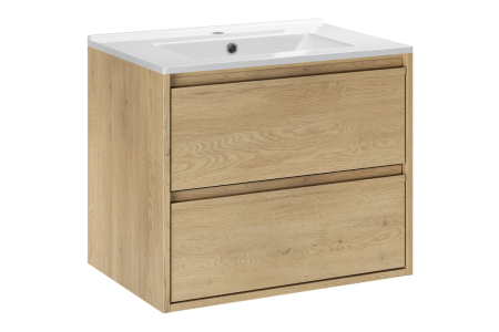 Produse - Set Mobilier Baie Viola Cremona 60 cm, cu lavoar, Stejar Cremona - COMAD