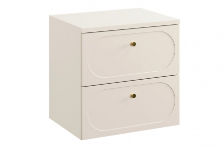 Seturi mobilier baie - Set mobilier baie 60 cm cu blat Donna Sand, COMAD