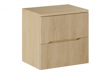 Seturi mobilier baie - Set mobilier baie 60 cm Nordic Cremona cu blat, COMAD