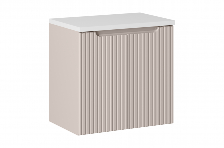 Seturi mobilier baie - Set mobilier baie 60cm cu blat Nova Cashmere