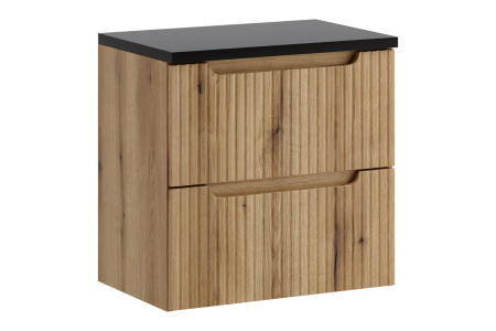 Promotii - Set Mobilier Nova Coast Evoke 60 cm, cu blat, Stejar - COMAD