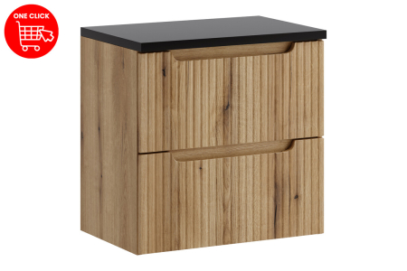 Set Mobilier Nova Coast Evoke 60 cm, cu blat, Stejar - COMAD [1]