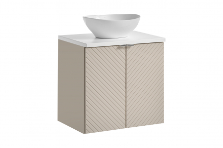 Seturi mobilier baie - Set mobilier baie 60cm cu blat și lavoar Lola Viva Cashmere