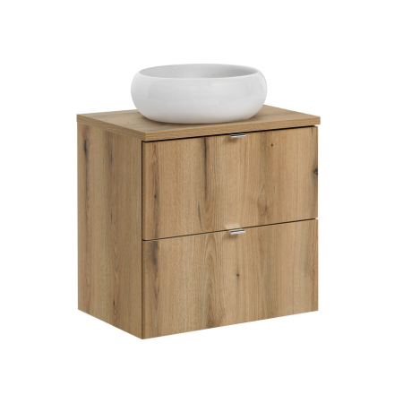 Produse - Set mobilier 60cm cu blat, lavoar pe blat Wiki și un dulap înalt Nova Oak COMAD SET-NOA B OAK 60CM S UN WIKI SW HC