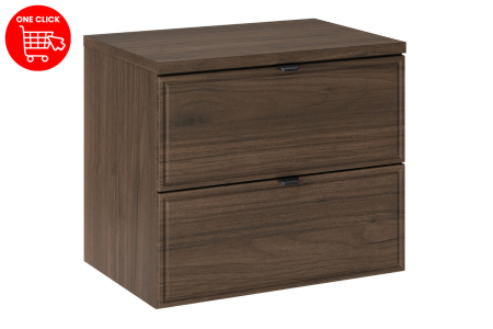 Set Mobilier Baie Terra Villa 60 cm, cu Blat, Nuc Villa - COMAD [1]