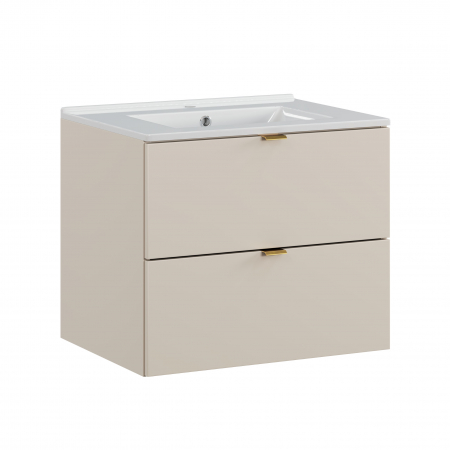 Seturi mobilier baie - Set mobilier baie 60cm cu lavoar Dalia Cashmere