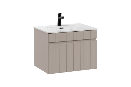 Promotii - Set mobilier 60cm cu lavoar încorporat SKY Iconic Cashmere COMAD SET - ICC SKY 60 CM