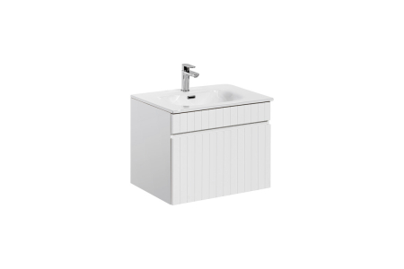 Promotii - Set mobilier 80cm cu lavoar cu dulap SKY Iconic White SET ICW-SKY 80 CM COMAD