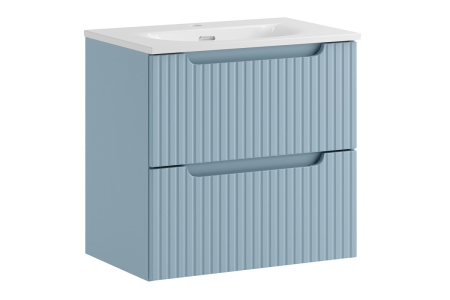 Promotii - Set Mobilier Nova Denim 60 cm, cu lavoar încorporat SKY, Denim - COMAD