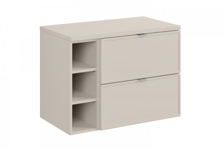 Seturi mobilier baie - Set mobilier baie 80 cm, cu blat Bella Cashmere, COMAD