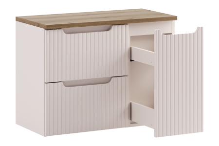 Set mobilier 80 cm cu blat și coloană cargo Nova Cashmere COMAD SET-NOC B OAK 80CM LC [1]
