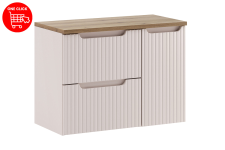 Set mobilier 80 cm cu blat și coloană cargo Nova Cashmere COMAD SET-NOC B OAK 80CM LC [2]