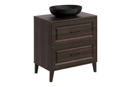 Produse - Set mobilier 80 cm cu blat și lavoar pe blat Mona Dorothy Ristretto SET-DOR B 80CM UN MONA COMAD