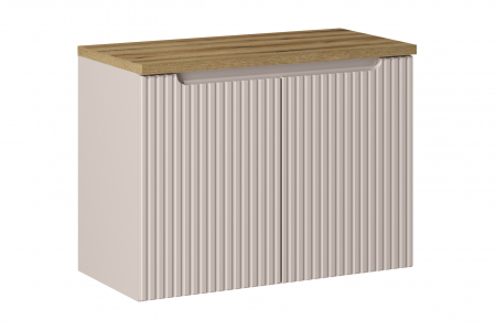 Seturi mobilier baie - Set mobilier baie 80cm cu blat Nova Cashmere