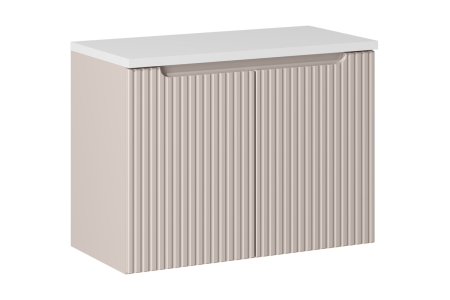 Promotii - Set mobilier 80cm cu blat Nova Cashmere COMAD SET-NOC B WHITE 80CM D
