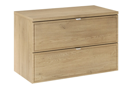 Mobilier Baie - Set Mobilier Baie Terra Cremona 80 cm, cu Blat, Stejar Cremona - COMAD