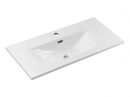 Set mobilier baie 80cm cu dulap lavoar SKY Nova Cashmere [2]