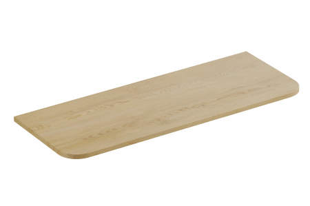 Set mobilier baie 120 cm, cu blat, lavoar baie pe blat Beyond si dulap baie inalt Ovalia Cremona, COMAD [2]
