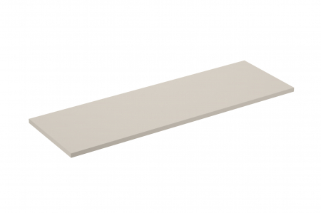 Set mobilier baie 140 cm, finisaj Cashmere, cu blat si lavoar pe blat Nika Bella – COMAD [2]