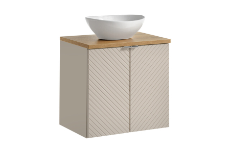 Seturi mobilier baie - Set mobilier baie 60cm cu blat și lavoar Lola Viva Cashmere
