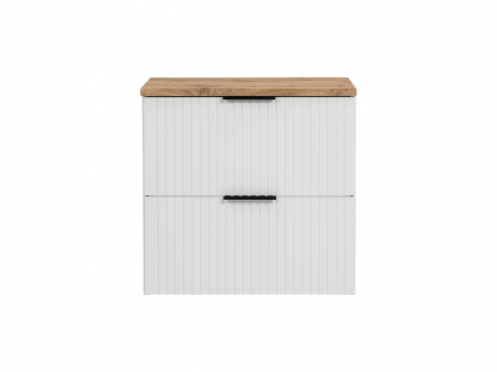 MASCA + BLAT ADEL WHITE 60 CM, MDF RIFLAT - COMAD [1]