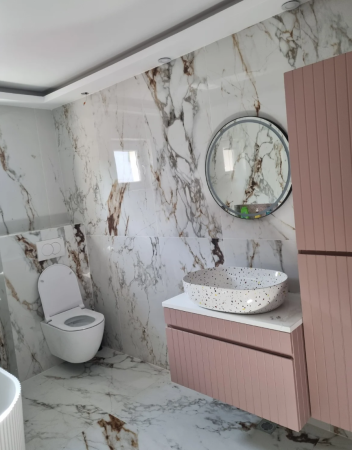 MASCA + BLAT + LAVOAR APLICAT ICONIC ROSE 80 CM MDF RIFLAT [4]