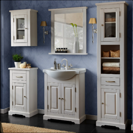 Seturi mobilier baie - Set mobilier baie Romantic cu masca lavoar de 65 cm