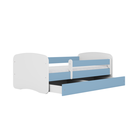 Set mobilier copii albastru Babydream pat 140/160/180 cm, MDF, cu noptiera [1]