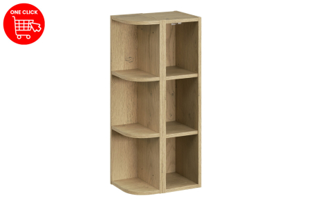 Set Mobilier Baie Dalia Cashmere, cu două rafturi, Stejar Cremona - COMAD [1]