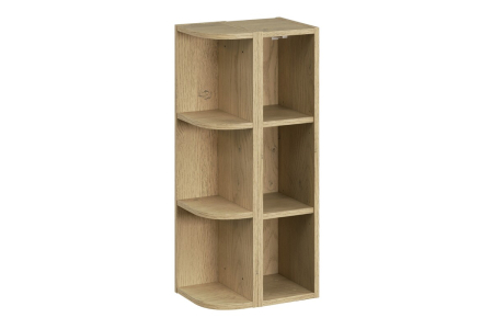 Promotii - Set Mobilier Baie Dalia Cashmere, cu două rafturi, Stejar Cremona - COMAD