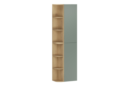 Promotii - Set mobilier cu semi-coloană și etajeră Aster Green SET-ASG 2SP 2URSM COMAD