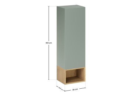 Set mobilier cu semi-coloană și etajeră Aster Green SET-ASG SP UR 30X20 COMAD [2]