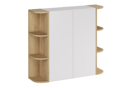 Set mobilier cu semi-coloană și etajeră Aster White COMAD SET-ASW 2SP 2URSM [1]