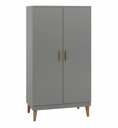 Set mobilier dormitor gri Kubi, 4 piese, design scandinav [9]