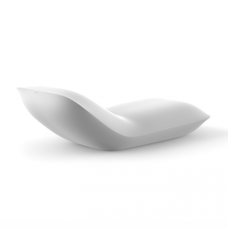 Loungere tapitate & sezlonguri pentru gradina si piscina - Sezlong premium piscina/gradina in forma de perna Pillow 195 cm, iluminare LED, 55013 - Vondom