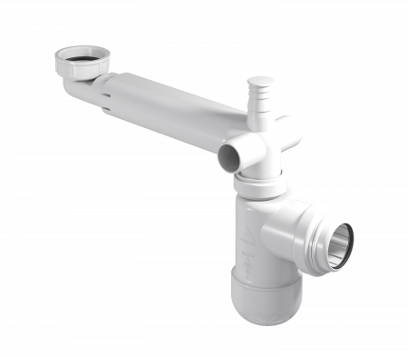 Accesorii Baie - Sifon baie telescopic slim, alb, COMAD