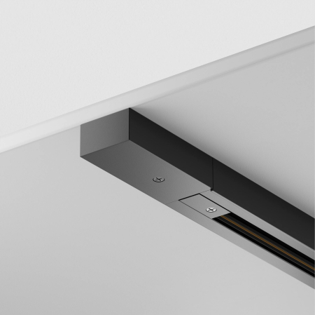 Șină cu montaj pe suprafață/suspendat Sisteme de șin Unity, Aluminiu Negru, Maytoni TRX001-112B [3]