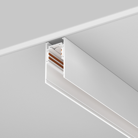 Șină cu montaj pe suprafață/suspendat Sisteme de șine Exility, Aluminiu Alb, Maytoni TRX034-412W [3]