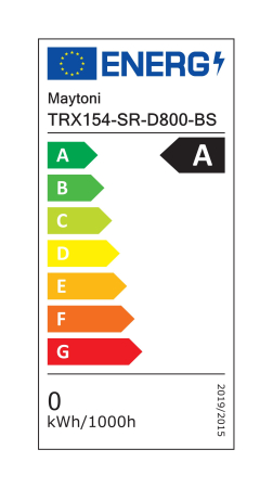 Șină cu montaj pe suprafață/suspendat Sisteme de șine Flarity, Aluminiu Alamă, Maytoni TRX154-SR-D800-BS [1]