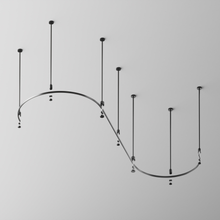 Șină cu montaj pe suprafață/suspendat Sisteme de șine Flarity Negru Aluminiu -W MAYTONI TRX154-SR-D800-B [4]