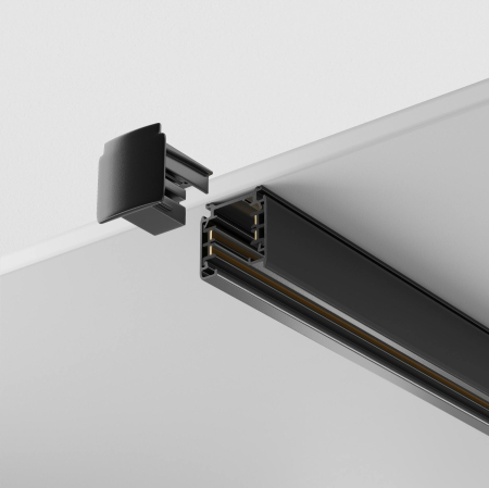 Șină cu montaj pe suprafață/suspendat Sisteme de șine Trinity, Aluminiu Negru, Maytoni TRX005-311B [3]