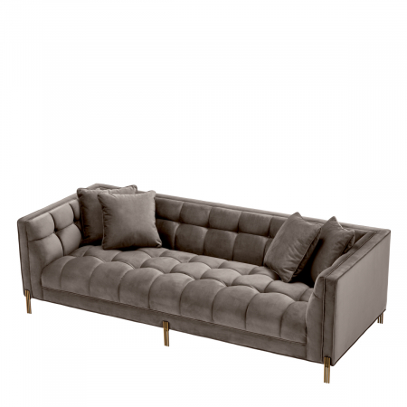   Canapea Sienna din catifea gri savona 113187 EICHHOLTZ [2]