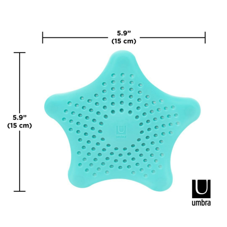 Sită de Scurgere Starfish 17x17x1 cm, Turcoaz - Umbra [5]