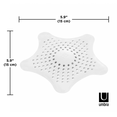 Sită pentru Scurgere Starfish - Alb Alb, 17x17x1cm, Umbra 023014-660 [5]