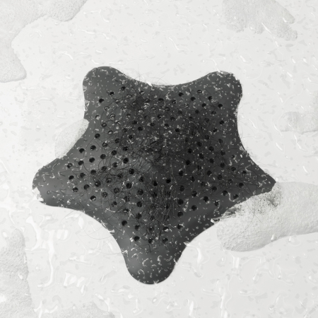 Sită pentru Scurgere Starfish 15x1x15 cm, Tpr Negru - Umbra [7]