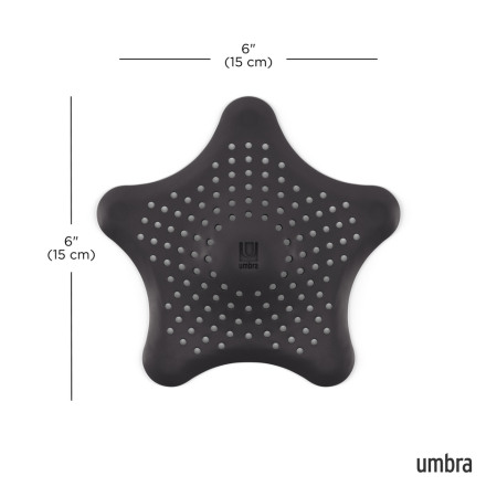 Sită pentru Scurgere Starfish 15x1x15 cm, Tpr Negru - Umbra [6]