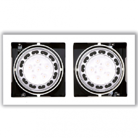 Promotii - Spot ajustabil alb dublu Erian II 34,5x18,5x11,5 cm din metal, H0060 - Maxlight