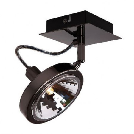 Spot ajustabil alb/negru Rokso 12x10x20 cm metal, C0139 - Maxlight [3]